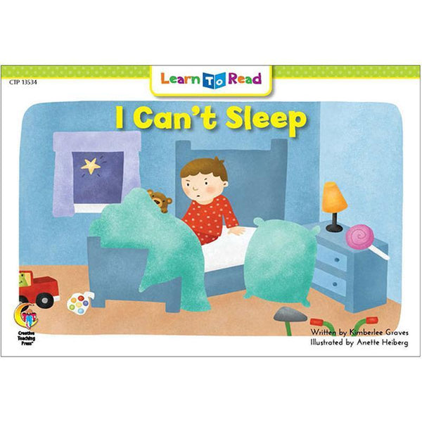I CANT SLEEP LEARN TO READ-Learning Materials-JadeMoghul Inc.