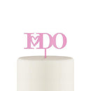 I Do Acrylic Cake Topper - Dark Pink (Pack of 1)-Wedding Cake Toppers-JadeMoghul Inc.
