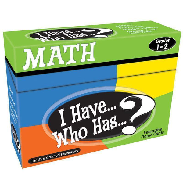 I HAVE WHO HAS MATH GAMES GR 1-2-Learning Materials-JadeMoghul Inc.