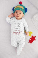 "I Heart Mommy/Daddy" Baby Romper-as picture 2-12M-JadeMoghul Inc.