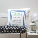 I Love Daddy Because... Personalised Pillow Cushion Cover