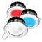 i2Systems Apeiron A1120 Spring Mount Light - Round - Red, Cool White Blue - Brushed Nickel [A1120Z-41HAE]-Dome/Down Lights-JadeMoghul Inc.