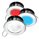 i2Systems Apeiron A1120 Spring Mount Light - Round - Red, Warm White Blue - Polished Chrome [A1120Z-11HCE]-Dome/Down Lights-JadeMoghul Inc.