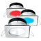 i2Systems Apeiron A1120 Spring Mount Light - Square-Round - Red, Cool White Blue - Brushed Nickel [A1120Z-42HAE]-Dome/Down Lights-JadeMoghul Inc.