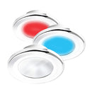 i2Systems Apeiron A3120 Screw Mount Light - Red, Warm White Blue - White Finish [A3120Z-31HCE]-Dome/Down Lights-JadeMoghul Inc.