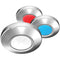 i2Systems Profile P1120 Tri-Light Surface Light - Red, White & Blue - Chrome Finish [P1120Z-11HAE]-Dome/Down Lights-JadeMoghul Inc.