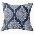 IDA Contemporary Big Pillow With fabric, Blue Finish, Set of 2