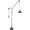 Ideally Functionalized Counterbalance Floor Lamp-Floor Lamps-Brown-ironcement-JadeMoghul Inc.