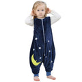 IDGIRL Kids Blanket Sleepers Baby Jumpsuit Pajamas Boy&Girl Cartoon Kigurumi Clothes Children one Pcs Flannel Sleeping Bag SP003-Hide Blue-2T-JadeMoghul Inc.