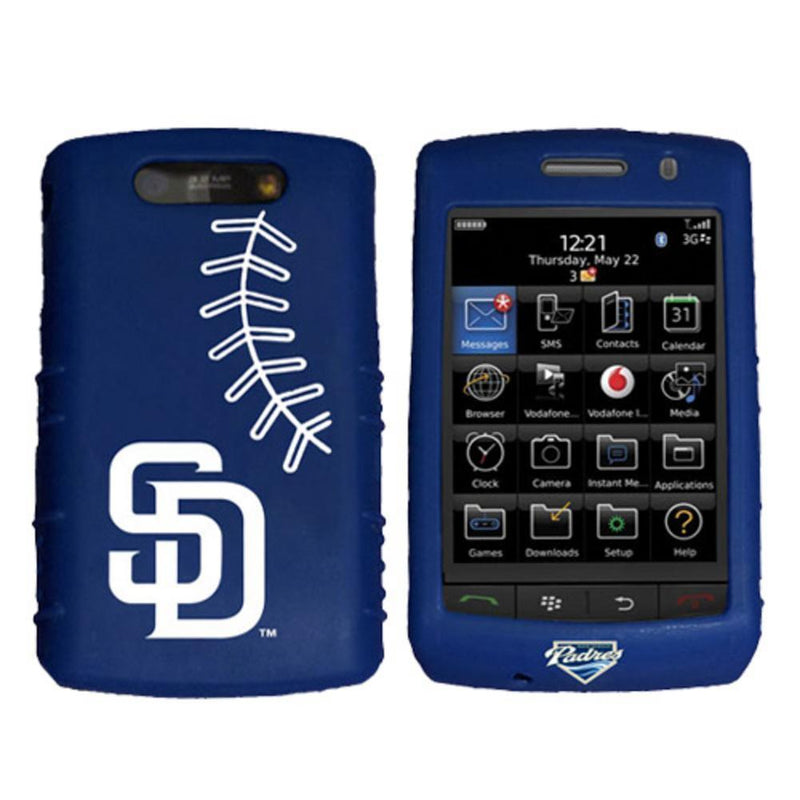 iFanatic MLB San Diego Padres Cashmere Silicone Blackberry Storm Case-ELECTRONIC MEDIA-JadeMoghul Inc.