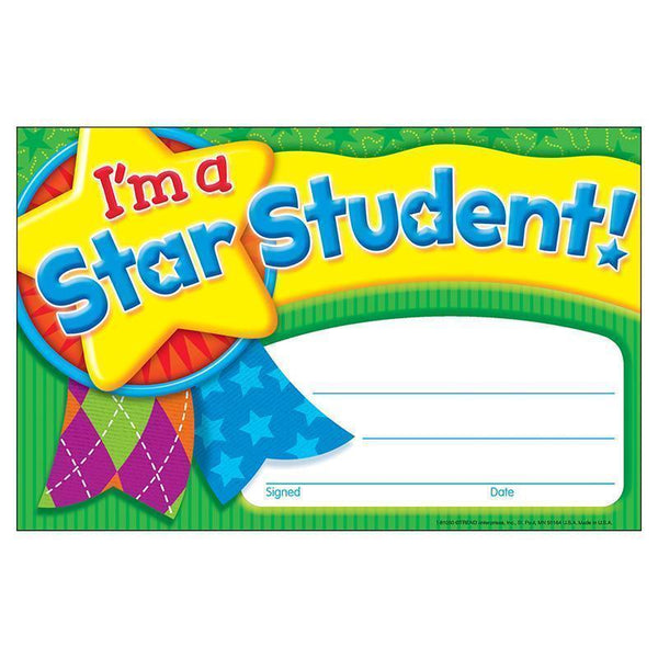 IM A STAR STUDENT STAR MEDAL-Learning Materials-JadeMoghul Inc.