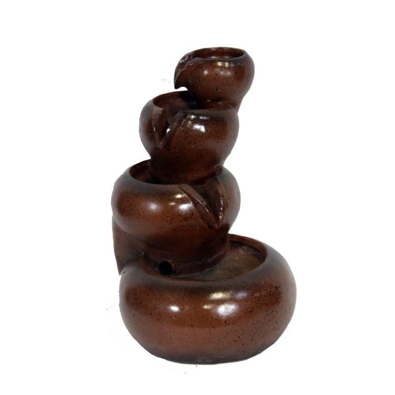 Imaginative Water Fountain decor - Benzara-Indoor Fountains-Brown-Resin-JadeMoghul Inc.