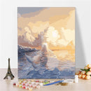 Imagine Scenery Paint By Numbers Hand Painted Home Decor Kits Drawing Canvas DIY Oil Coloring Painting Pictures By Numbers AExp