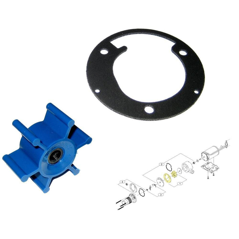 Impellers Shurflo by Pentair Macerator Impeller Kit f/3200 Series - Includes Gasket [94-571-00] Shurflo by Pentair