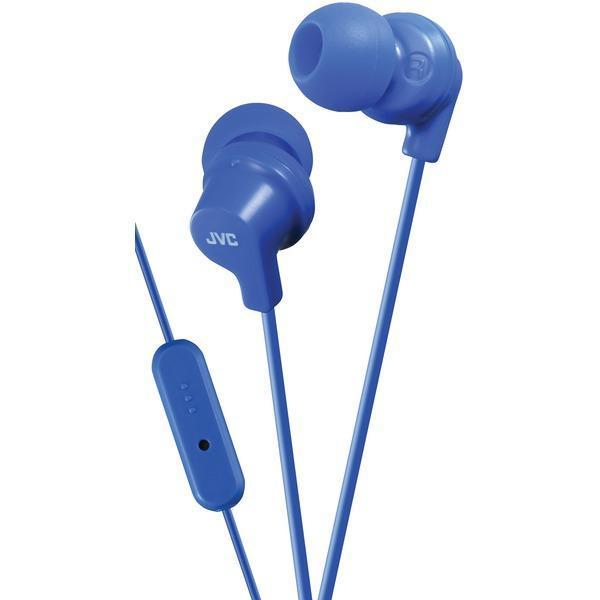 In-Ear Headphones with Microphone (Blue)-Headphones & Headsets-JadeMoghul Inc.