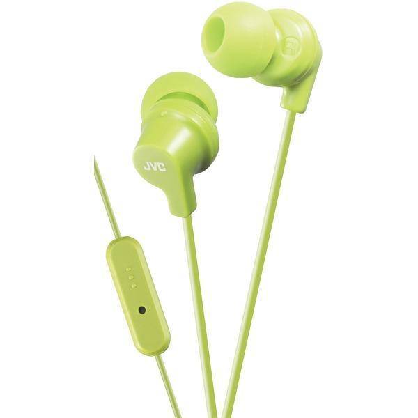 In-Ear Headphones with Microphone (Green)-Headphones & Headsets-JadeMoghul Inc.