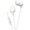 In-Ear Headphones with Microphone (White)-Headphones & Headsets-JadeMoghul Inc.