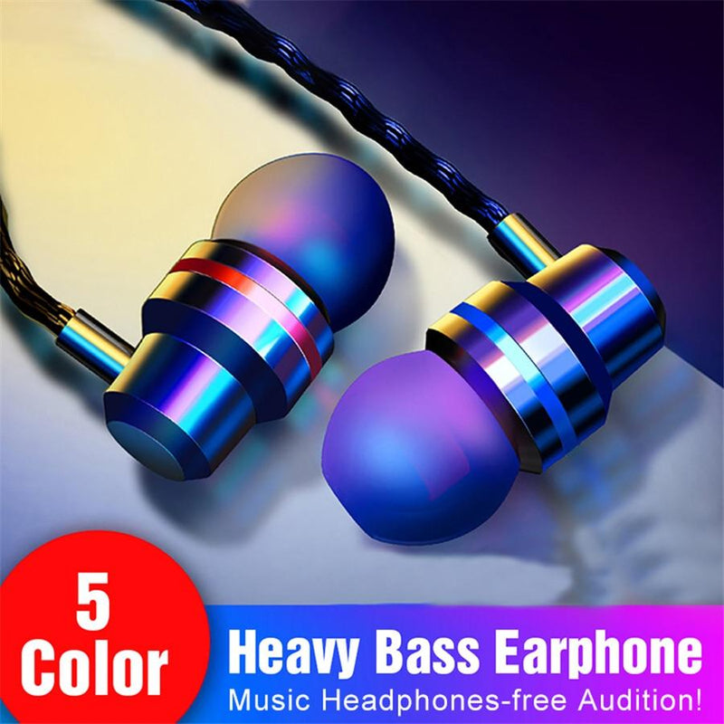 In-Ear Wired Earphone 3.5mm Earbuds Earphones Music Sport Gaming Headset With mic For IPhone Xiaomi Samsung Huawei Stereo JadeMoghul Inc. 