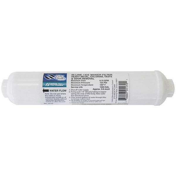 In-line 10" Ice Maker Filter-Water Filters & Softeners-JadeMoghul Inc.