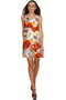 In The Wheat Field Sanibel Grey & Red Floral Dress - Women-In The Wheat Field-XS-Grey/Red/White-JadeMoghul Inc.