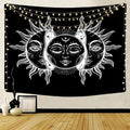 India Mandala Tapestry Wall Hanging Sun Moon Tarot Wall Tapestry Wall Carpet Psychedelic Tapiz Witchcraft Wall Cloth Tapestries AExp