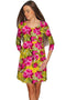 Indian Summer Gloria Empire Waist Floral Dress - Mommy & Me-Indian Summer-18M/2-Yellow/Pink-JadeMoghul Inc.