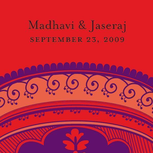 Indian Theme Favor - Place Cards (Pack of 1)-Wedding Favor Stationery-JadeMoghul Inc.