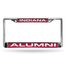 Subaru License Plate Frame Indiana Alumni Laser Chrome Frame