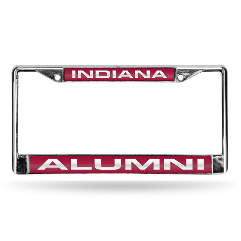Subaru License Plate Frame Indiana Alumni Laser Chrome Frame