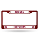Lexus License Plate Frame Indiana Maroon Colored Chrome Frame