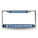 Ford License Plate Frame Indiana State Laser Chrome Frame