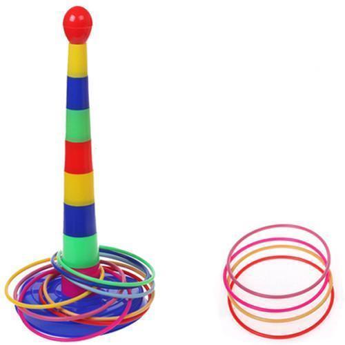 Indoor Outdoor Colorful Hoopla Piling Ring Separable Throw circle for Children Kid Sport Toy Free shipping GYH--JadeMoghul Inc.