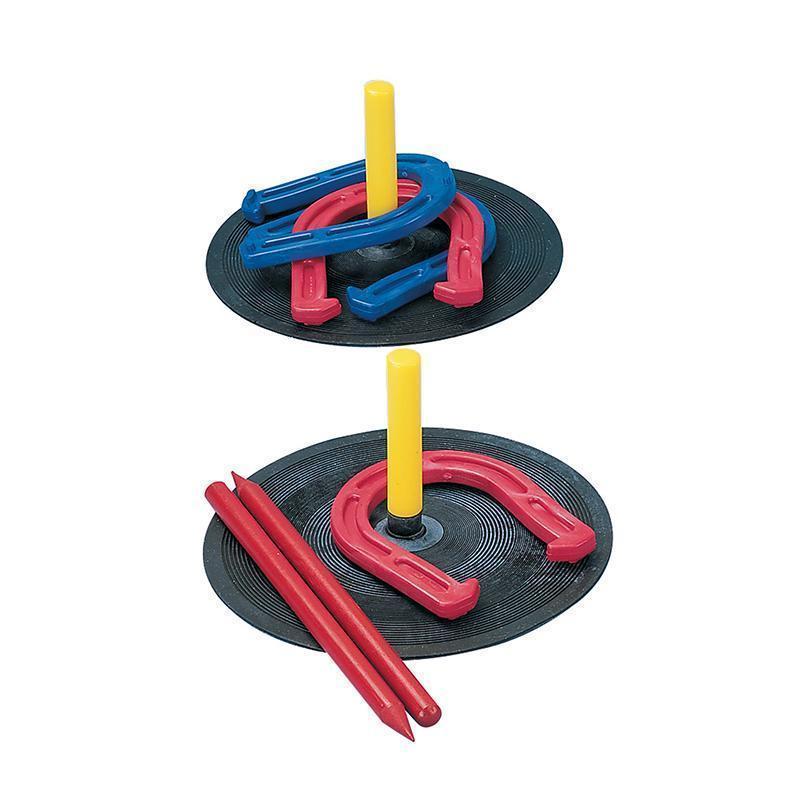 INDOOR OUTDOOR HORSESHOE SET-Toys & Games-JadeMoghul Inc.