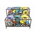 Two Tier Pot Metal Rack