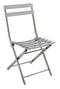 Industrial Styled Metal Folding Chair, Silver, Pack Of Two-Chairs-Silver-Metal-JadeMoghul Inc.