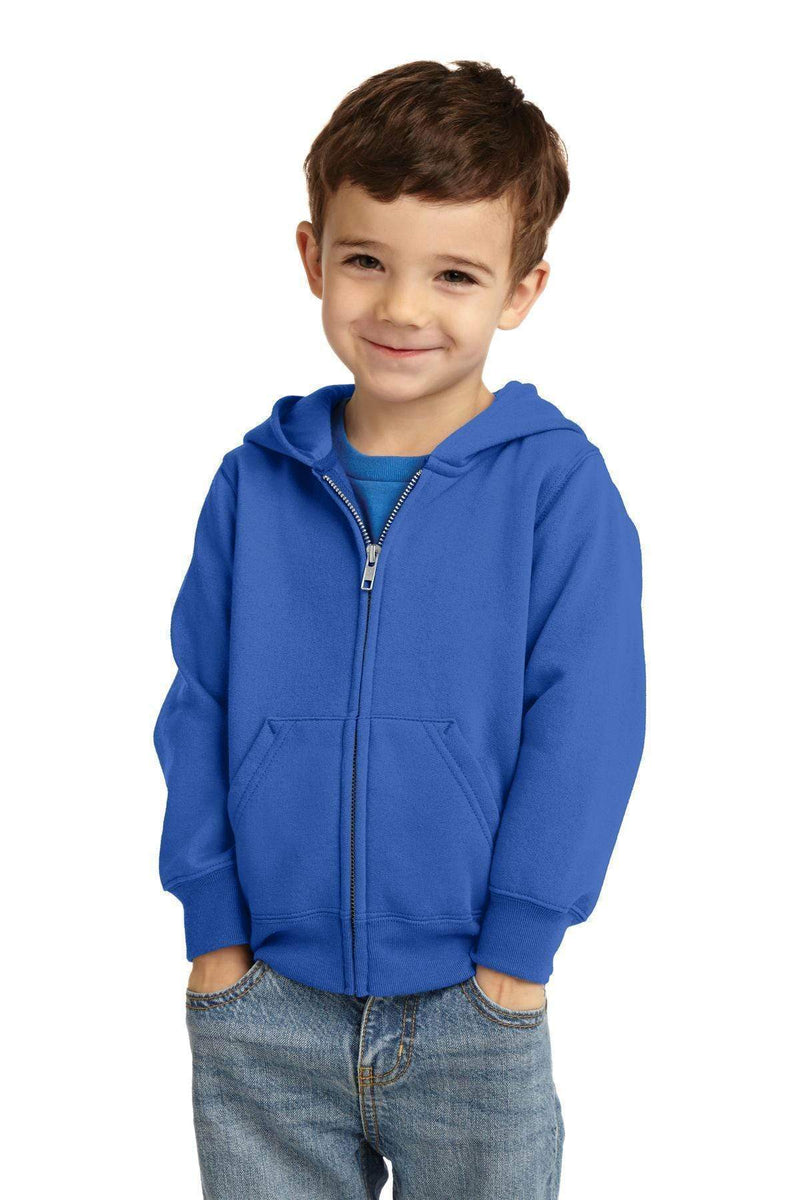 Infant & Toddler Port & Company Toddler Core Fleece  Full-Zip Hooded Sweatshirt. CAR78TZH Port & Company