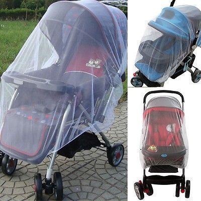 Infants Baby Stroller Pushchair Cart Mosquito Insect Net Safe Mesh Buggy Crib Netting Baby Car Mosquito Net Outdoor protect--JadeMoghul Inc.