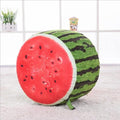 Inflatable Stool Kids Plush Toys 3D Fruit Series Pillow Cushion Soft Cute Toy For Home Decor-watermelon-JadeMoghul Inc.