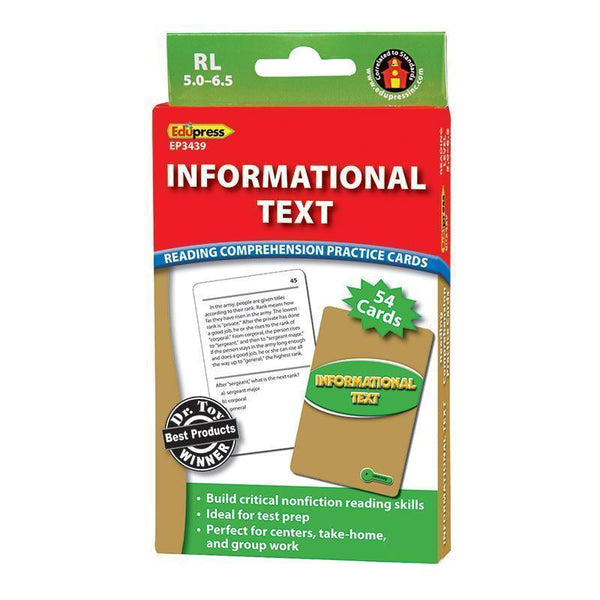 INFORMATIONAL TEXT GRN LVL READING-Learning Materials-JadeMoghul Inc.