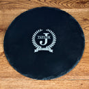 Cheese Board Ideas Initial and Surname of Honour Round Slate Cheese Board