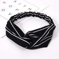 Ins Fashion Women Retro Style Hairband floral Print Headband Cross Knot headband Bandage Summer Head Bandanas n Sweet Hair Bands AExp