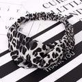 Ins Fashion Women Retro Style Hairband floral Print Headband Cross Knot headband Bandage Summer Head Bandanas n Sweet Hair Bands AExp