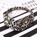 Ins Fashion Women Retro Style Hairband floral Print Headband Cross Knot headband Bandage Summer Head Bandanas n Sweet Hair Bands AExp