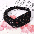 Ins Fashion Women Retro Style Hairband floral Print Headband Cross Knot headband Bandage Summer Head Bandanas n Sweet Hair Bands AExp