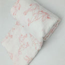 INS Hot Baby Blanket NewbornSwaddle 120x120cm Super Soft Breathable Multi-Use Muslin Cotton Wrap Lemon Cactus Baby Blankets-Unicorn-JadeMoghul Inc.