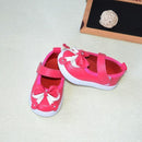 Insole 11.5-14cm New Girls Shoes Autumn Baby Toddler Shoes PU Bow Soft Non Slip Bottom Shoes-red A-6-JadeMoghul Inc.