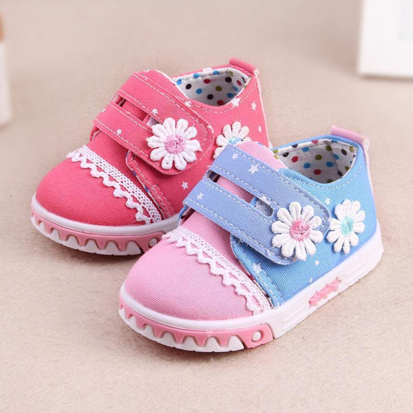 Insole 11cm-13cm Fashion Baby Girls Shoes Kids Sports Sneakers Infant Sapatos Newborn Canvas Shoes-A peach-3-JadeMoghul Inc.