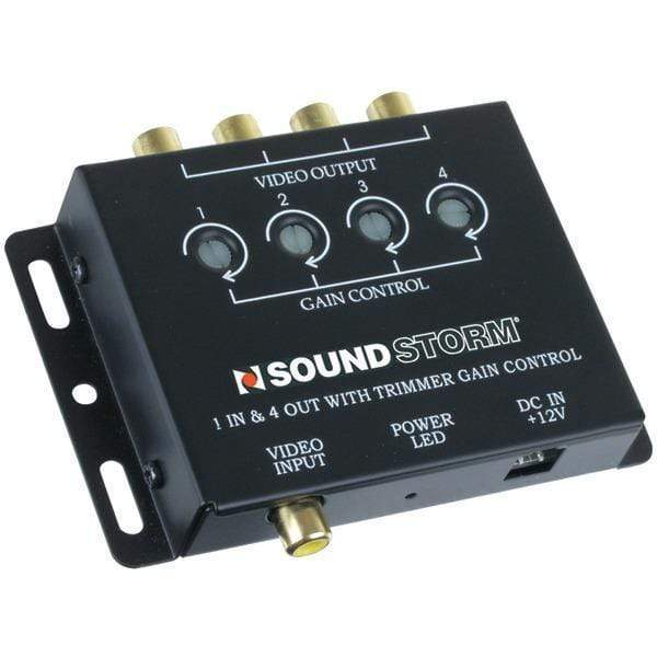 Installation & Hook-Up Accessories Video Signal Amp with 1 Input & 4 Outputs Petra Industries