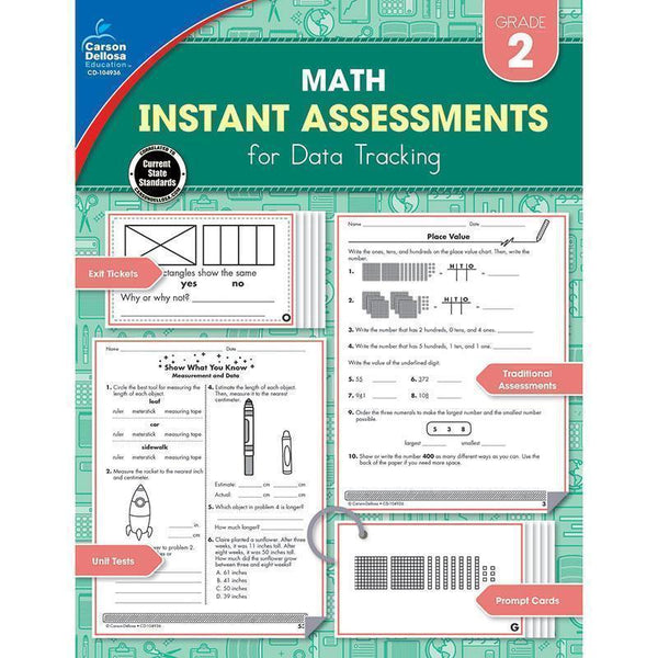 INSTANT ASSMNTS DATA TRACKING GR 2-Learning Materials-JadeMoghul Inc.