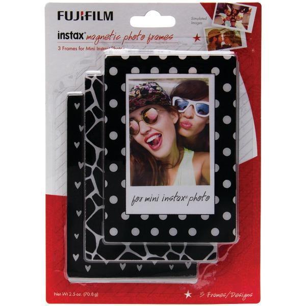 Instax(R) Magnetic Photo Frames, 3 pk (Black & White)-Camera & Camcorder Accessories-JadeMoghul Inc.